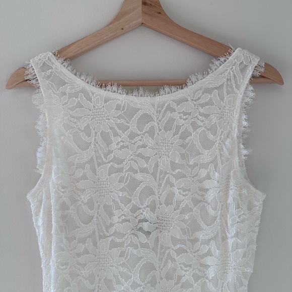 Jump White Lace Dress - Picture 7 of 7